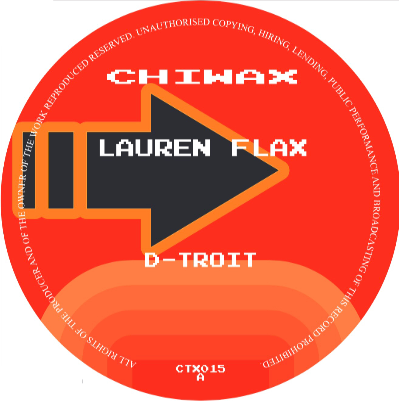 Lauren Flax — D - Troit (incl. Lis Sarroca Rmx), обложка
