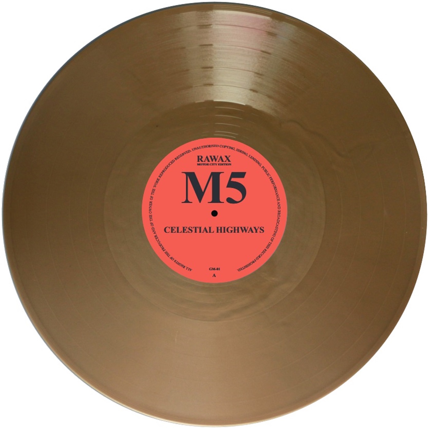 M5 (gerald Mitchell) — Celestial Highways (gold vinyl), обложка