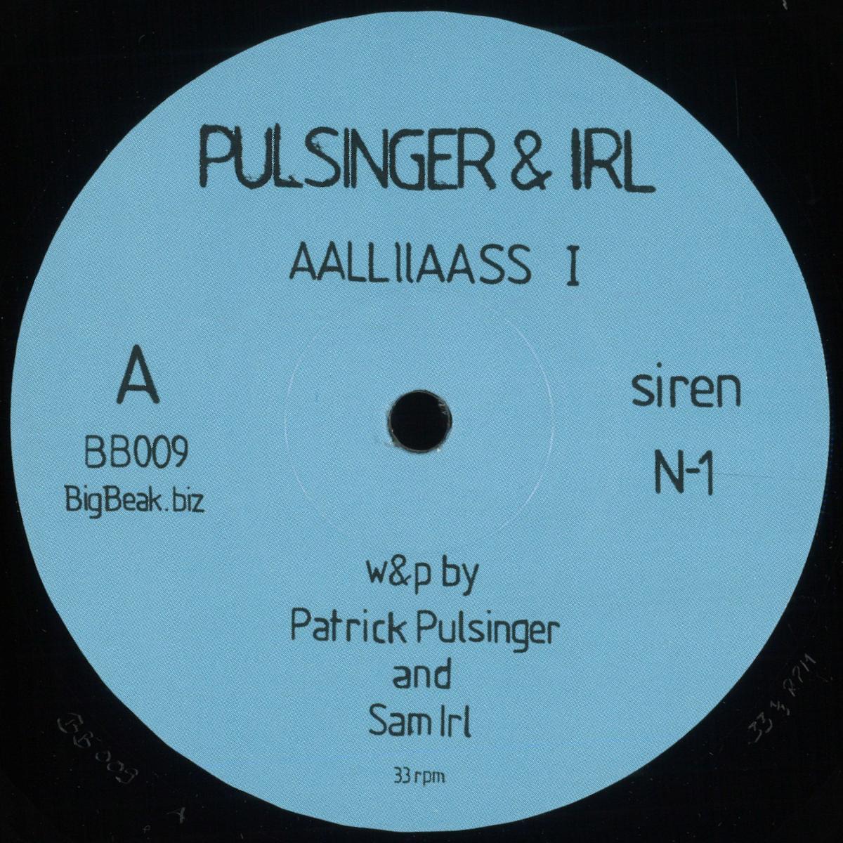 Pulsinger & Irl — Aalliiaass I
