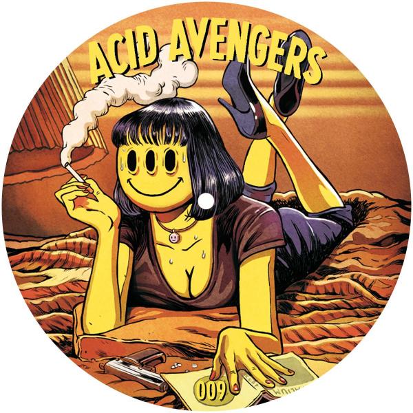 d_b / D. Carbone — Acid Avengers 009, обложка