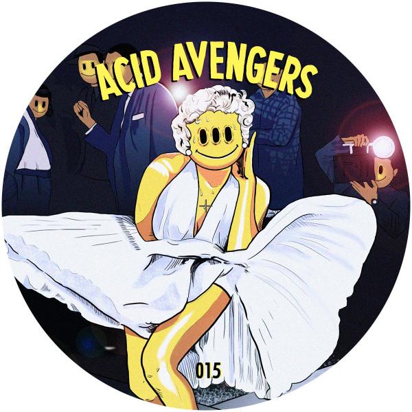 Perseus Traxx / Mantra — Acid Avengers 015, обложка