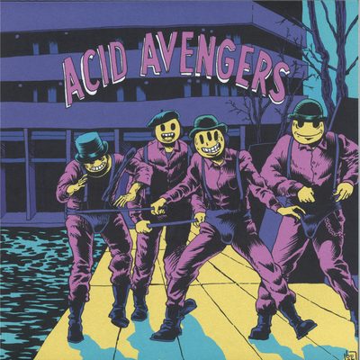 Bound by Endogamy / Raw Ambassador — Acid Avengers 028, обложка