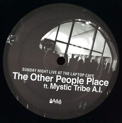 The Other People Place ft. Mystic Tribe a.i. — Sunday Night Live at The Laptop Cafe (Brown/Black Marbled vinyl), обложка