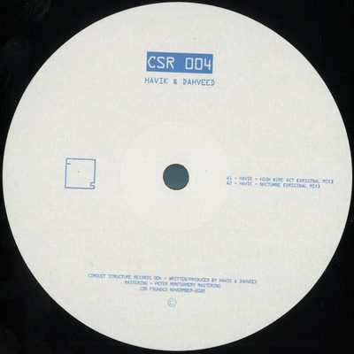 Havik & Dahveed — Csr 004, обложка
