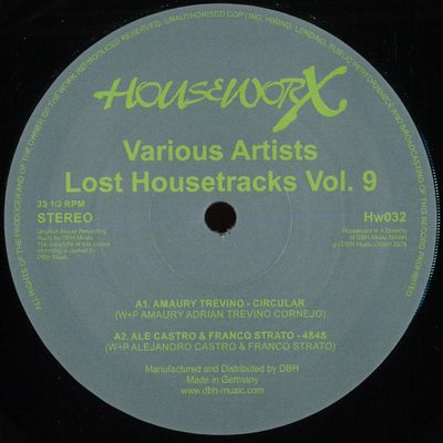 Various Artists — Lost Housetracks Vol. 9, обложка