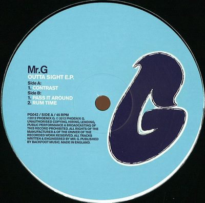 Mr. G — Outta Sight EP, обложка