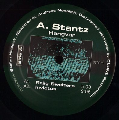 A. Stantz — Hangvar, обложка